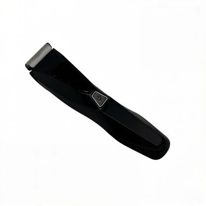 Body Hair Trimmer for Men: Wireless Charging Pubic Hair Trimmer with 90Min - Wet or Dry Body Groomer, 4000K LED, Ceramic Blade for Face Legs Groin