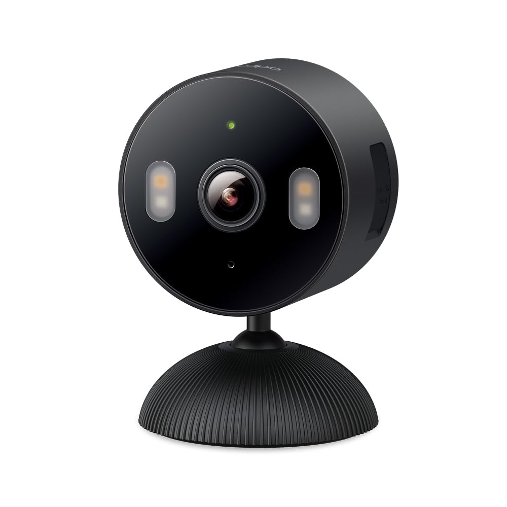 TP-Link Tapo 1080P Indoor Security Camera for Baby Monitor, Dog Camera w/Motion Detection, 2-Way Audio Siren, Night Vision, Cloud & SD Card Storage, Works w/Alexa & Google Home (Tapo C100)