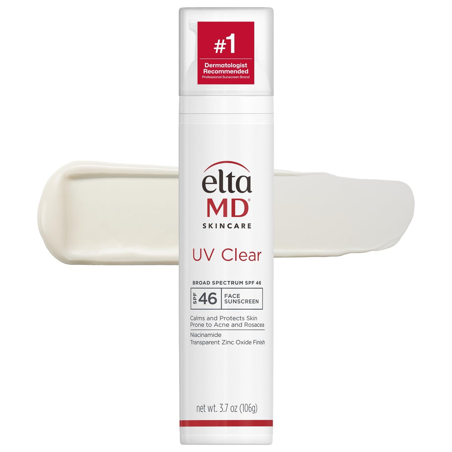EltaMD UV Clear Face Sunscreen SPF, Oil-Free Sunscreen with Zinc Oxide, Dermatologist Recommended