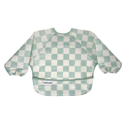 Tiny Twinkle Long Sleeve Bib for Babies & Toddlers | Waterproof Smock Bib for Eating | Machine Washable & Mess-Proof Feeding Essentials | Newborn Shower Gift (Dinosaur, 6–24M)