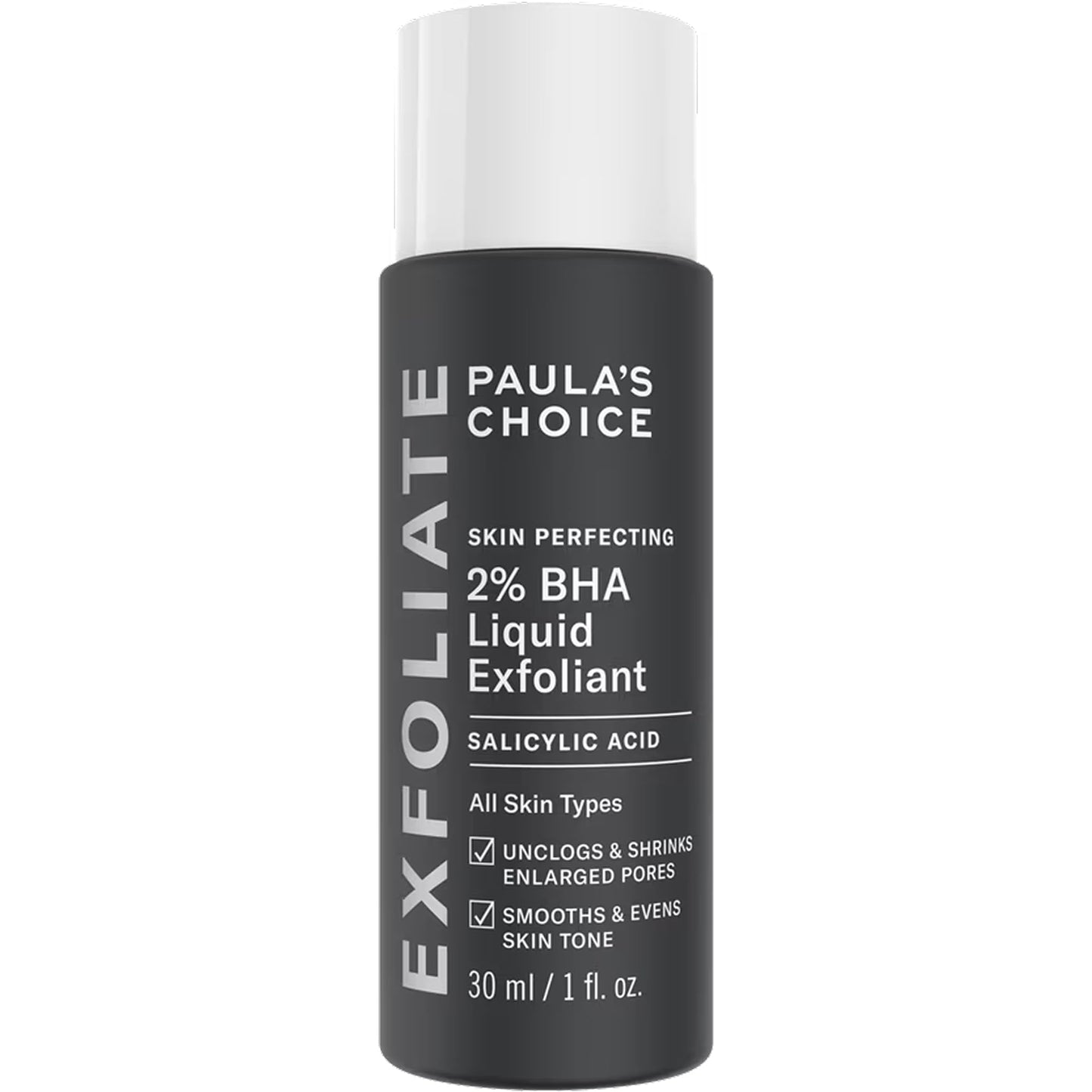 Paula's Choice SKIN PERFECTING 2% BHA Liquid Exfoliant with Salicylic Acid, Facial Polish for Pores, Wrinkles & Fine Lines, Suitable for Blackhead-Prone Skin, Fragrance-Free