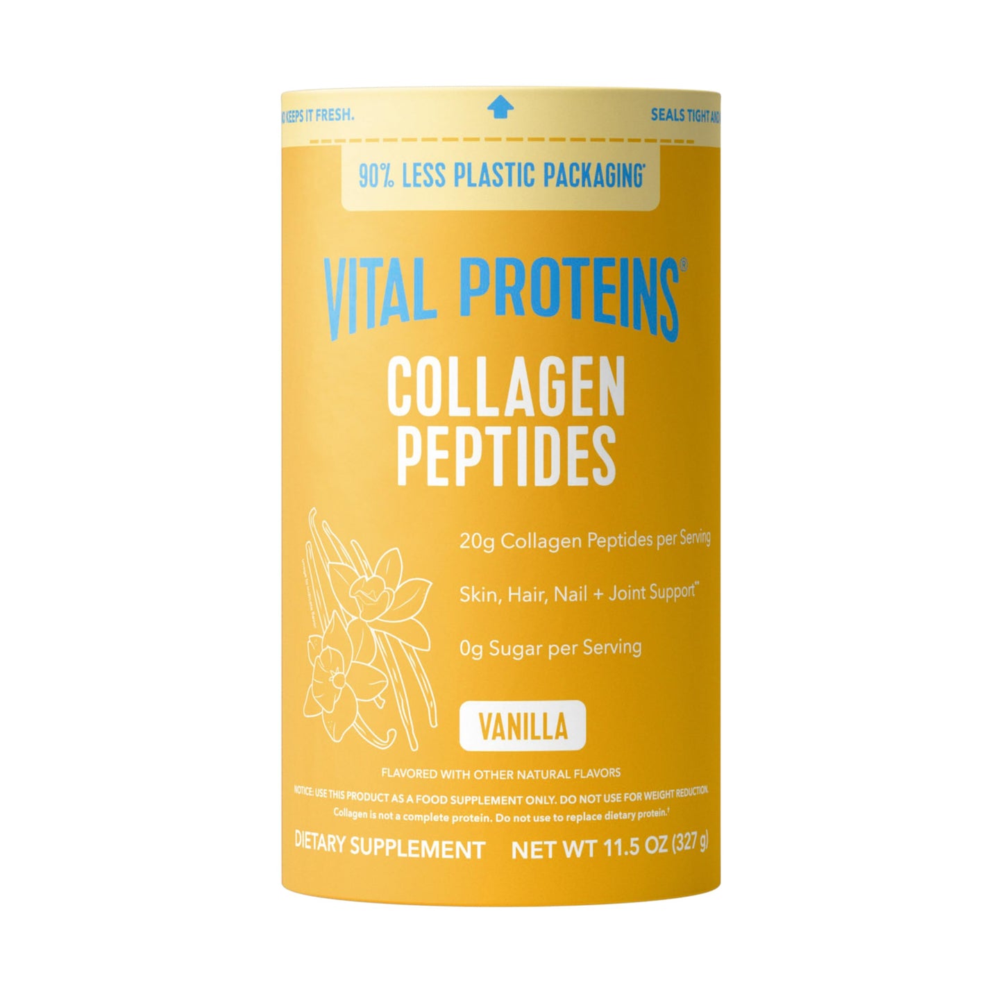 Vital Proteins Collagen Peptides Powder - Supports Hair, Nail, Skin, Bone & Joint Health, Unflavored, Collagen Protein 9.33 OZ