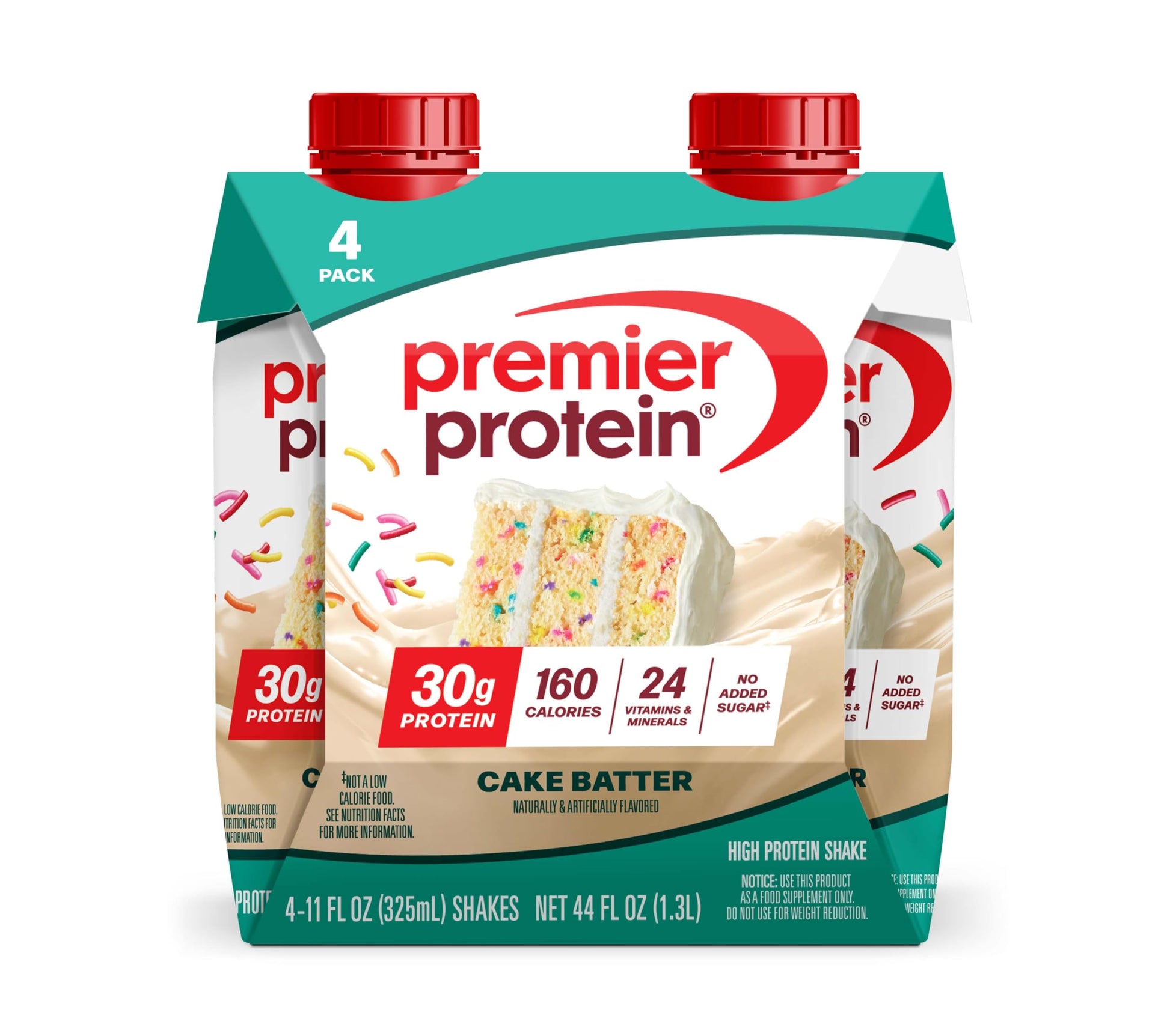 Premier Protein Shake, Café Latte with Caffeine for Energy – 30g Protein, No Added Sugar, 24 Vitamins & Minerals to Support Immune Health, 11 fl oz, 12 Pack