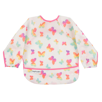 Tiny Twinkle Long Sleeve Bib for Babies & Toddlers | Waterproof Smock Bib for Eating | Machine Washable & Mess-Proof Feeding Essentials | Newborn Shower Gift (Dinosaur, 6–24M)