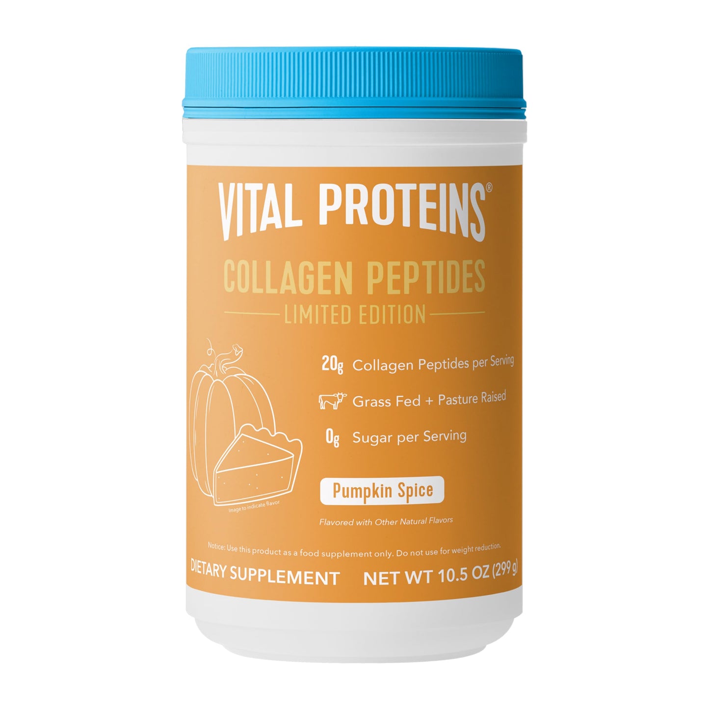 Vital Proteins Collagen Peptides Powder - Supports Hair, Nail, Skin, Bone & Joint Health, Unflavored, Collagen Protein 9.33 OZ