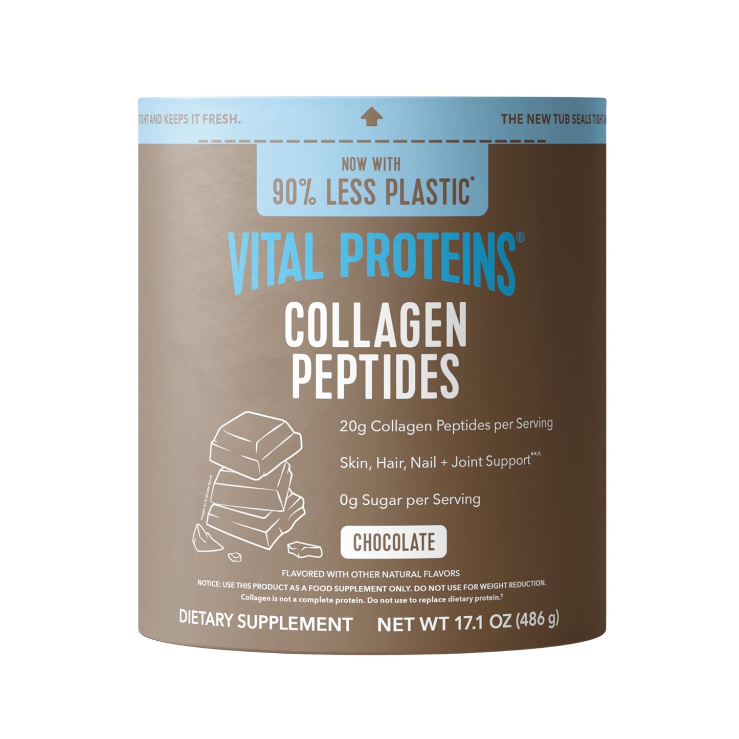 Vital Proteins Collagen Peptides Powder - Supports Hair, Nail, Skin, Bone & Joint Health, Unflavored, Collagen Protein 9.33 OZ