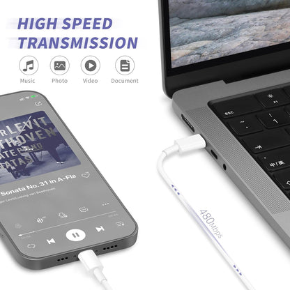 iPhone Charger Fast Charging,[MFi Certified] 2Pack 20W Type C Fast Charger Block with [10FT&6FT] USB C to Lightning Cable Compatible for iPhone 14/13/12/11 Pro Max/Xs Max/XR/X,iPad
