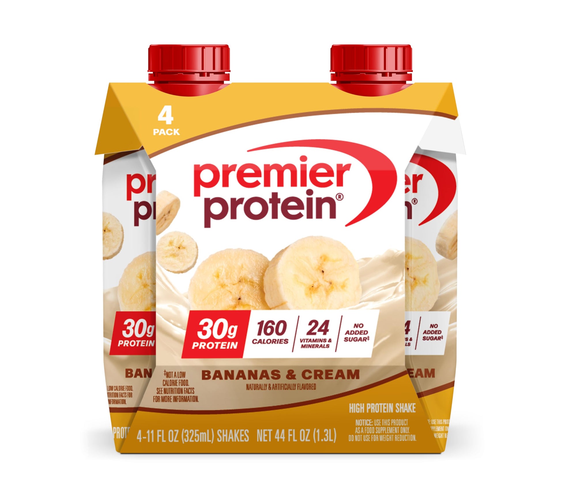 Premier Protein Shake, Café Latte with Caffeine for Energy – 30g Protein, No Added Sugar, 24 Vitamins & Minerals to Support Immune Health, 11 fl oz, 12 Pack