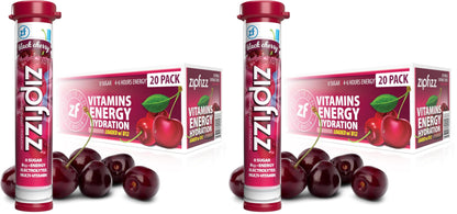 Zipfizz Daily Energy Drink Powder, Fruit Punch, 20 Pack 3-in-1 Sustained Energy, Rapid Hydration, and Essential Vitamins Sugar-Free Electrolyte Powder Contains Vitamin B-12 & Antioxidants