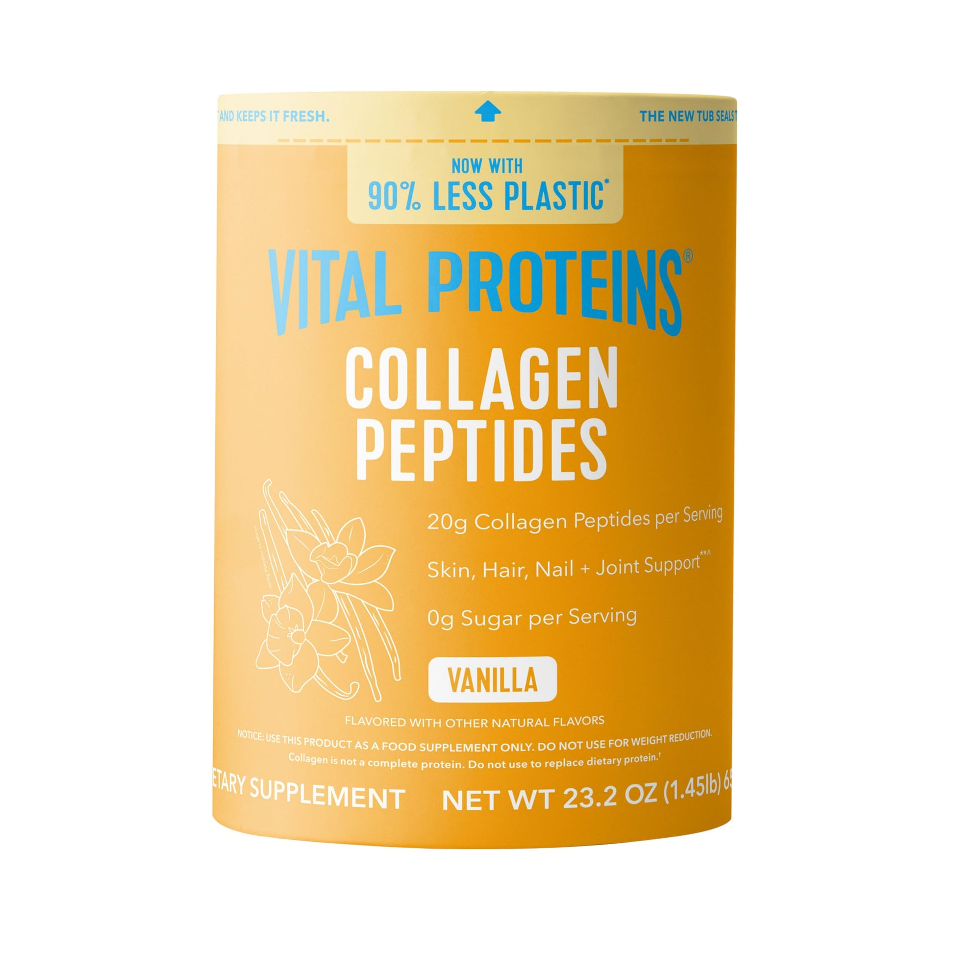 Vital Proteins Collagen Peptides Powder - Supports Hair, Nail, Skin, Bone & Joint Health, Unflavored, Collagen Protein 9.33 OZ