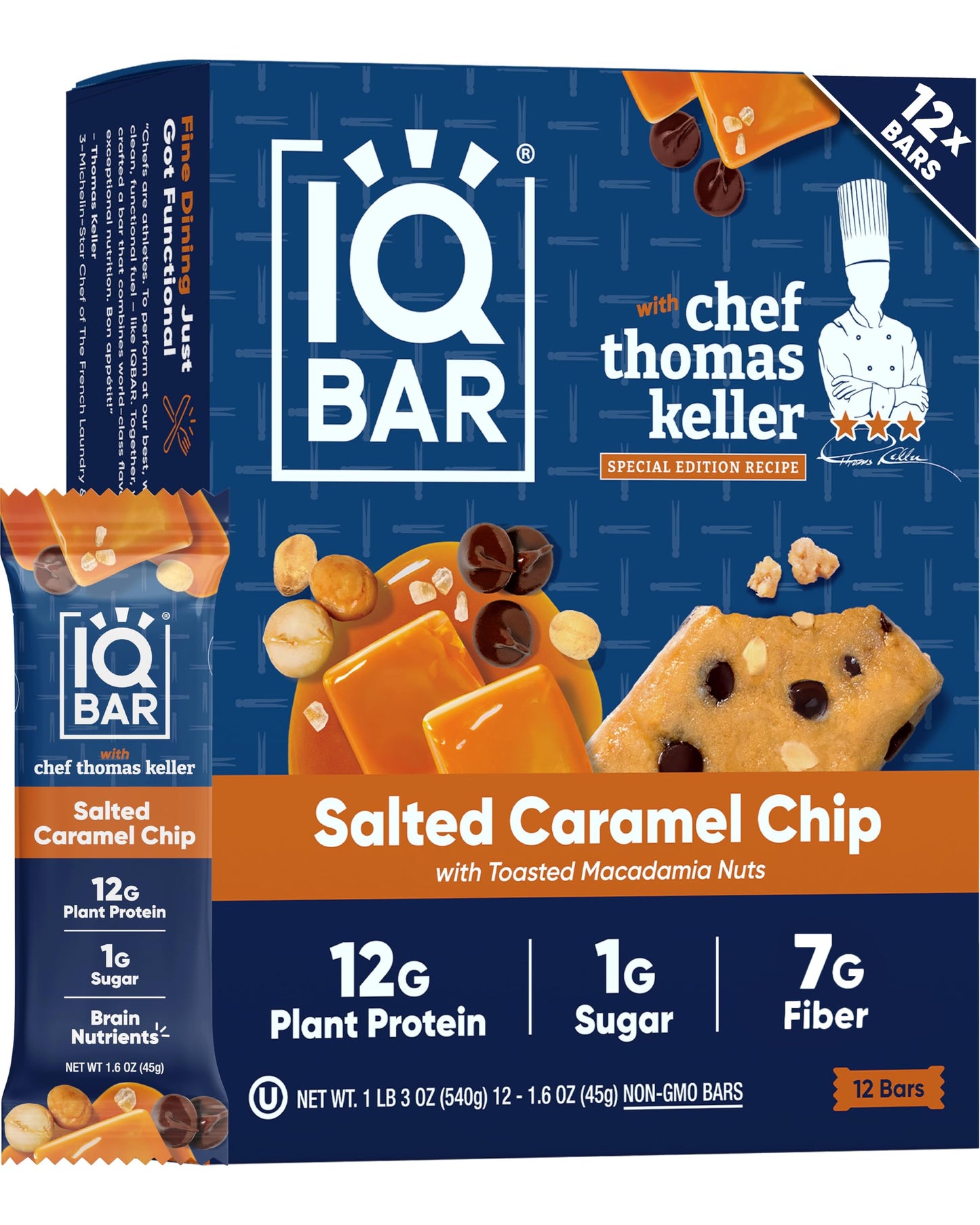 IQBAR Clean Plant Protein Bars - Chocolate Lovers Variety - 12 Count - Keto, Vegan, High Fiber, Gluten and Dairy Free, Low Sugar Snack - Brain and Body Nutrients for Focus, Energy, Meal Replacement