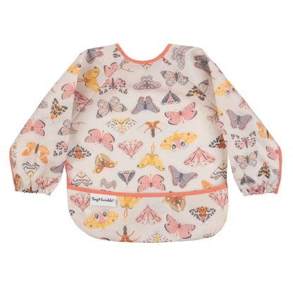 Tiny Twinkle Long Sleeve Bib for Babies & Toddlers | Waterproof Smock Bib for Eating | Machine Washable & Mess-Proof Feeding Essentials | Newborn Shower Gift (Dinosaur, 6–24M)