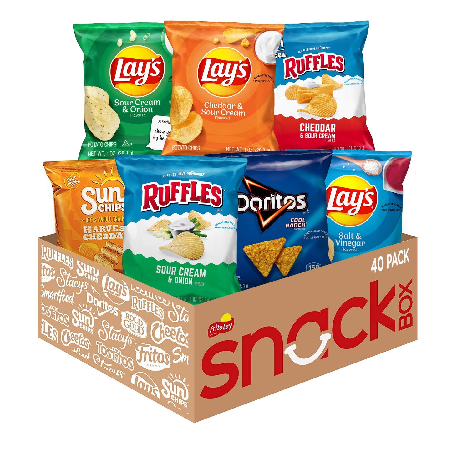 Frito-Lay Fun Times Mix Variety Pack, 40 Count