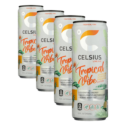 CELSIUS Assorted Flavors Official Variety Pack, Functional Essential Energy Drinks, 12 Fl Oz (Pack of 12)