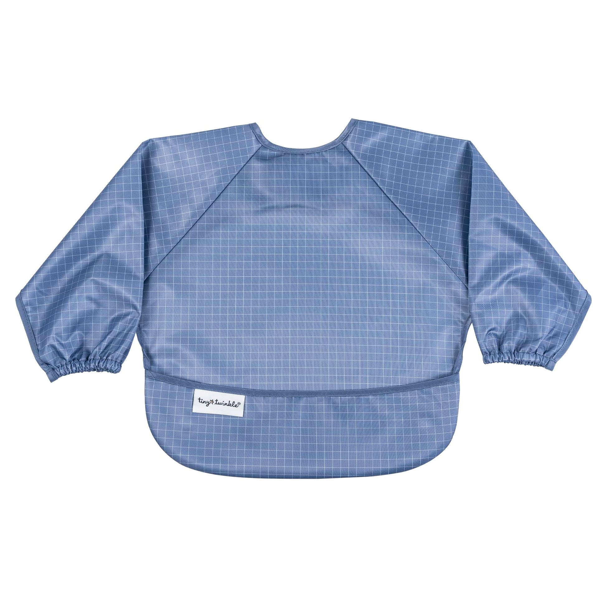 Tiny Twinkle Long Sleeve Bib for Babies & Toddlers | Waterproof Smock Bib for Eating | Machine Washable & Mess-Proof Feeding Essentials | Newborn Shower Gift (Dinosaur, 6–24M)