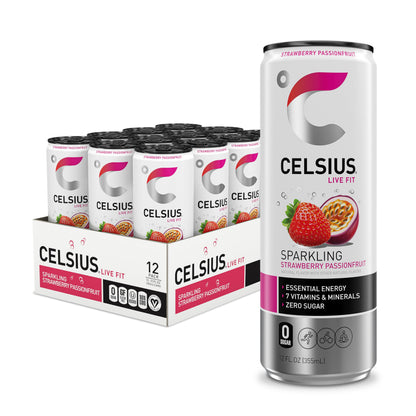 CELSIUS Assorted Flavors Official Variety Pack, Functional Essential Energy Drinks, 12 Fl Oz (Pack of 12)
