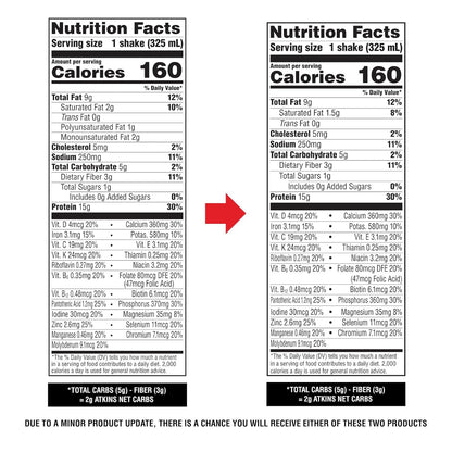Atkins Milk Chocolate Delight High Protein Shake, 15g Protein, 2g Net Carb, 1g Sugar, Keto Friendly, Chocolate Flavored Protein Shakes, 12 Count