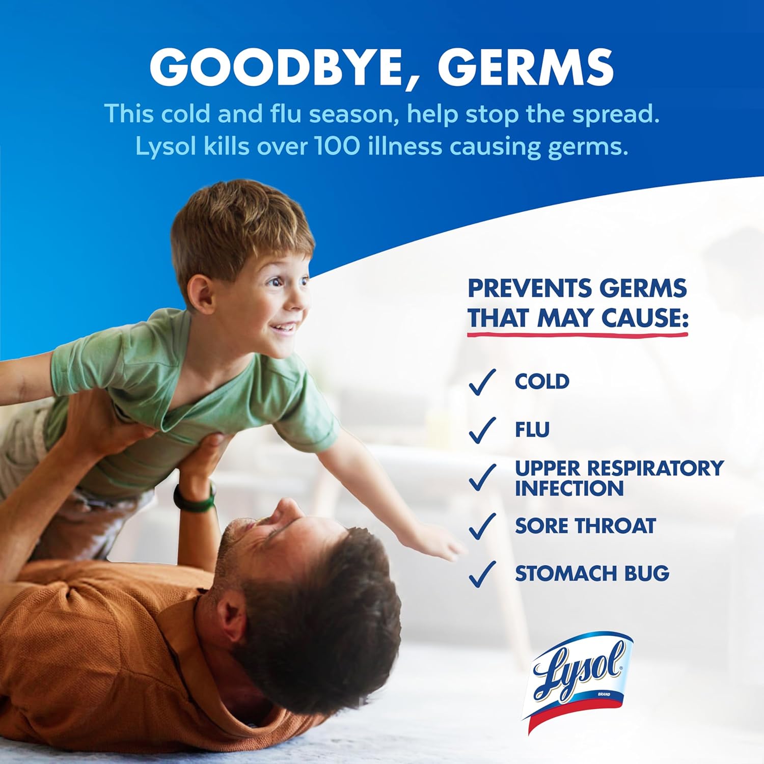 Lysol Disinfectant Spray, Household Cleaning Supplies, Disinfecting Multi-Purpose Room Spray, Antibacterial Sanitizer, Deodorizer, Kills Hantavirus, Crisp Linen, 19 Fl Oz (Pack of 2)
