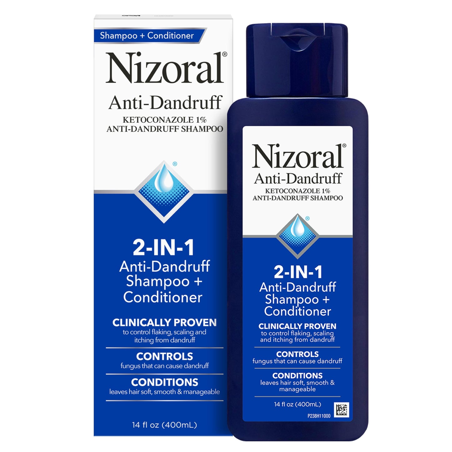 Nizoral Anti-Dandruff Shampoo with 1% Ketoconazole, Fresh Scent, 7 Fl Oz