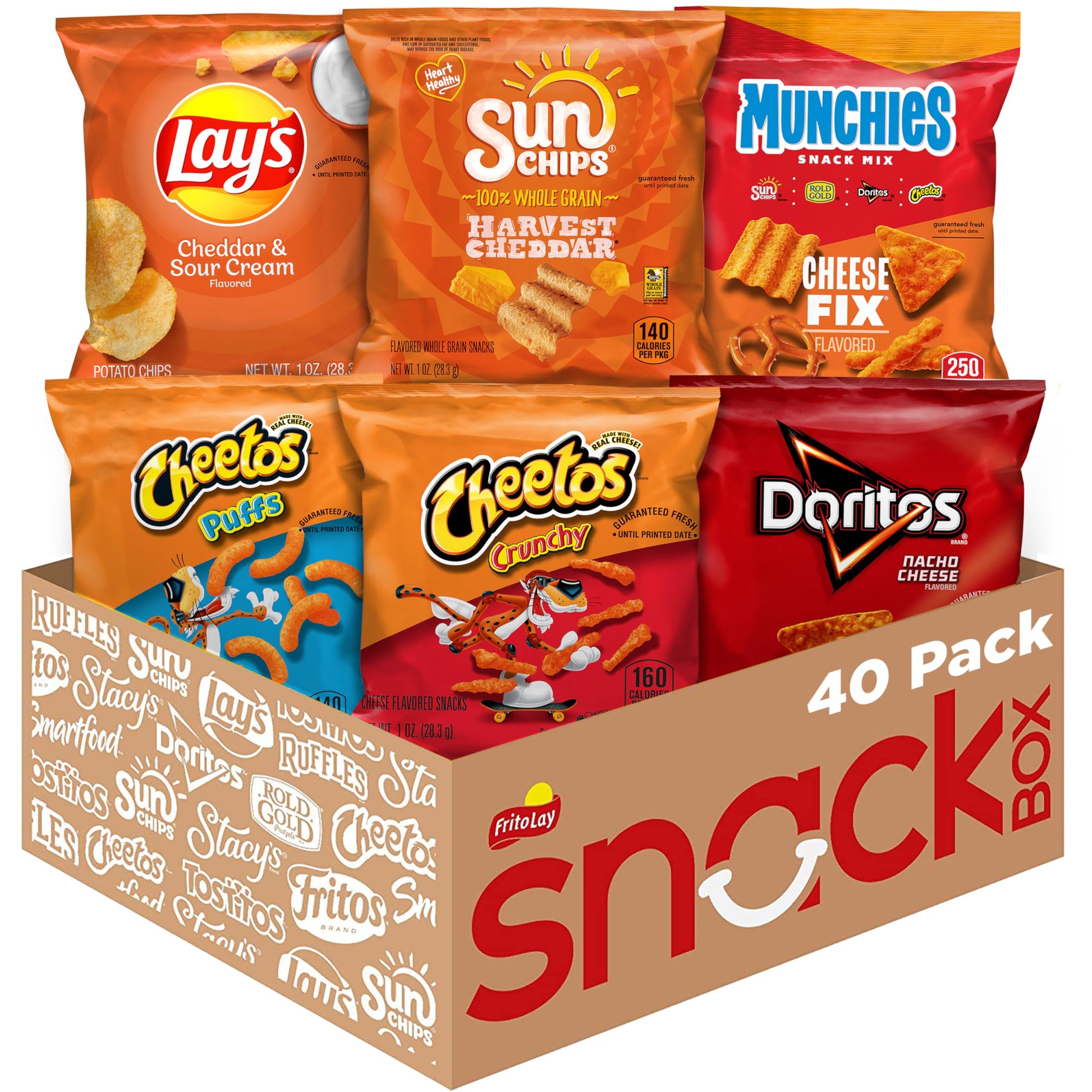 Frito-Lay Fun Times Mix Variety Pack, 40 Count